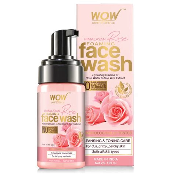 WOW Himalayan Rose Foaming Facewash - 150ml