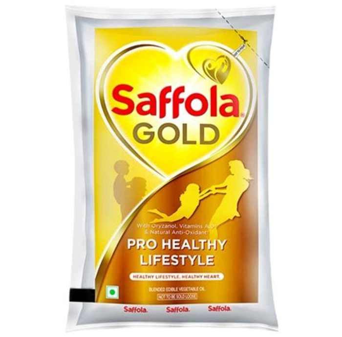 Saffola Gold Bleaded Oil Pouc
