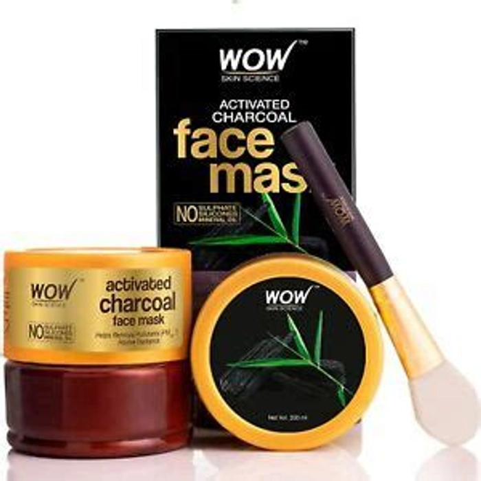 WOW Activated Charcoal Face Mask - 200ml