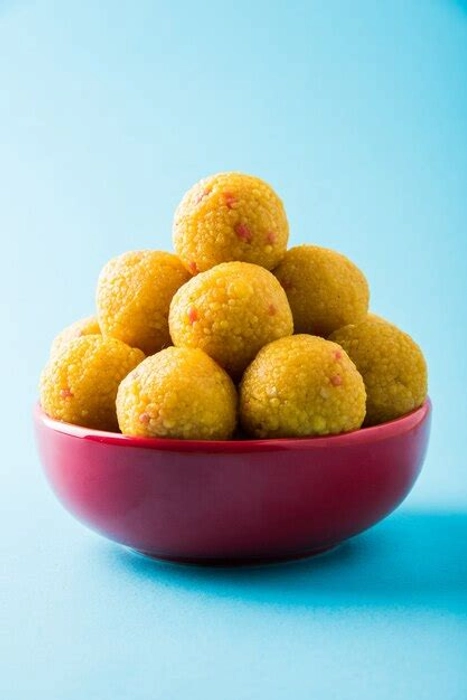 Ghee Bundia Laddu