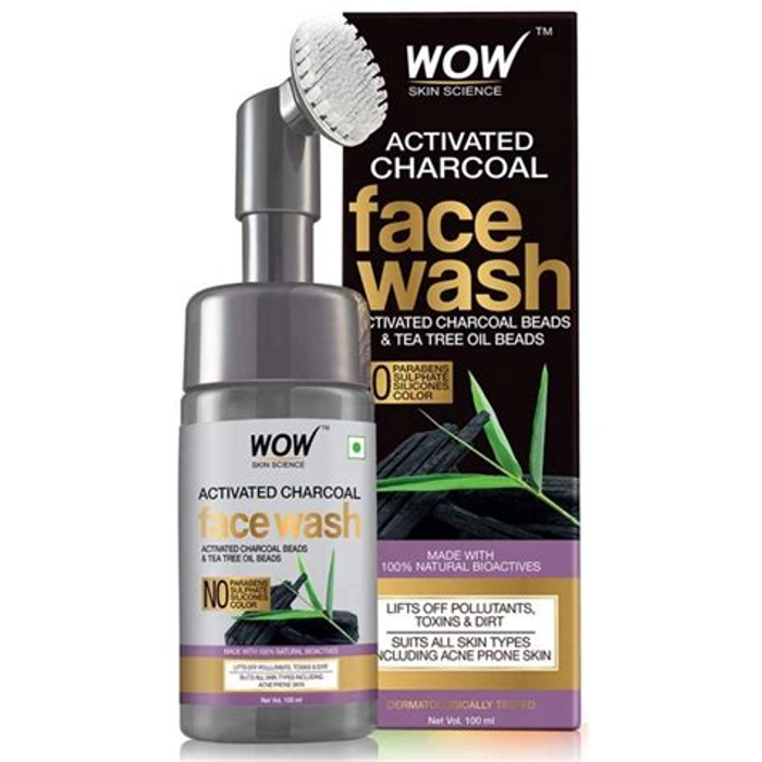 WOW Activated Charcoal Foaming Facewash -150ml