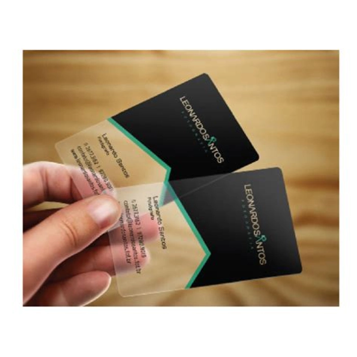 TRANSPARENT VISITING CARDS