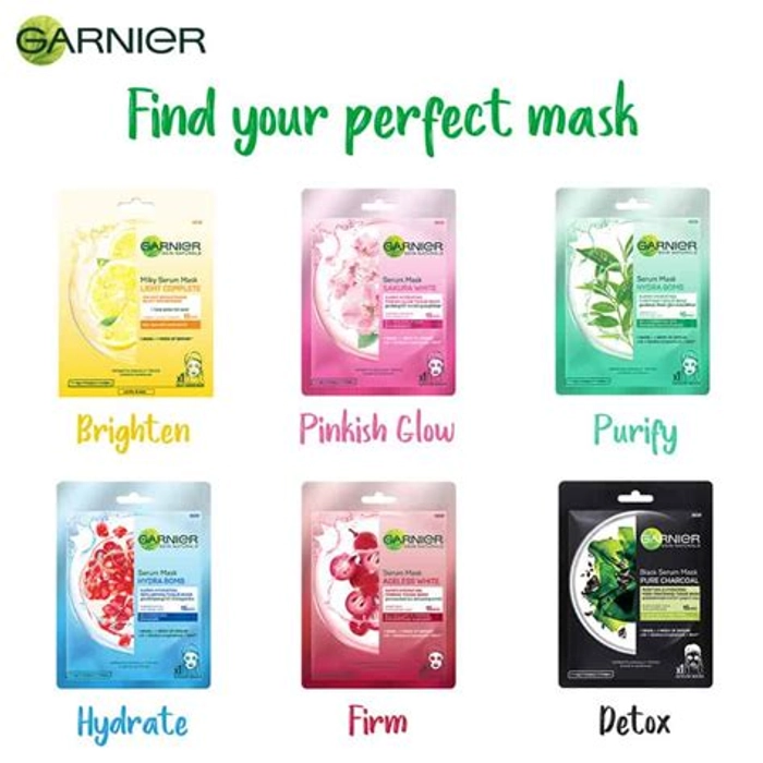 Garnier Sakura White Serum Sheet Mask