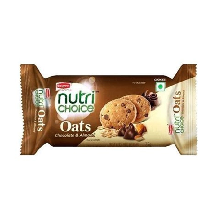 Britannia Nutri Choice Oats Chocolate & Almond Cookies