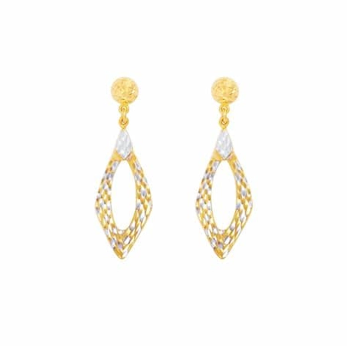 Pearl Chandbali Earrings in 916 Gold GER 048