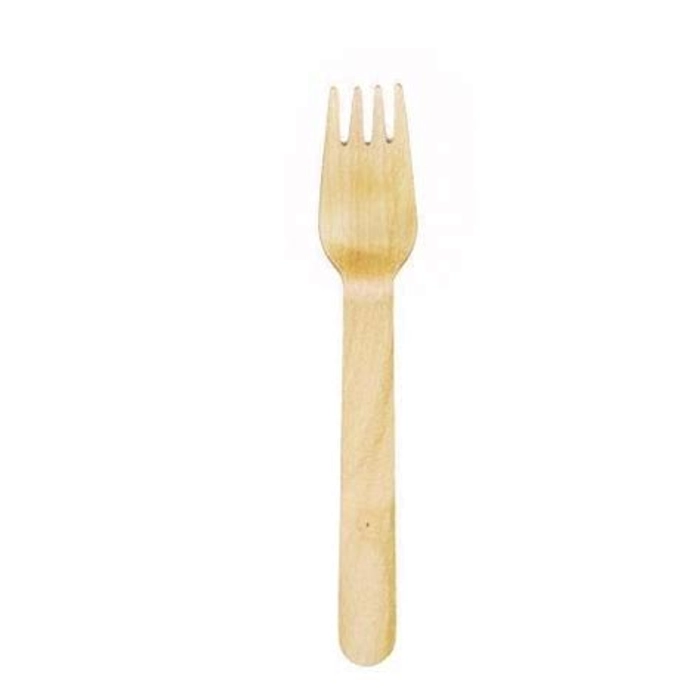 Wooden Fork 140mm Size 5.5 Inch (100pc)