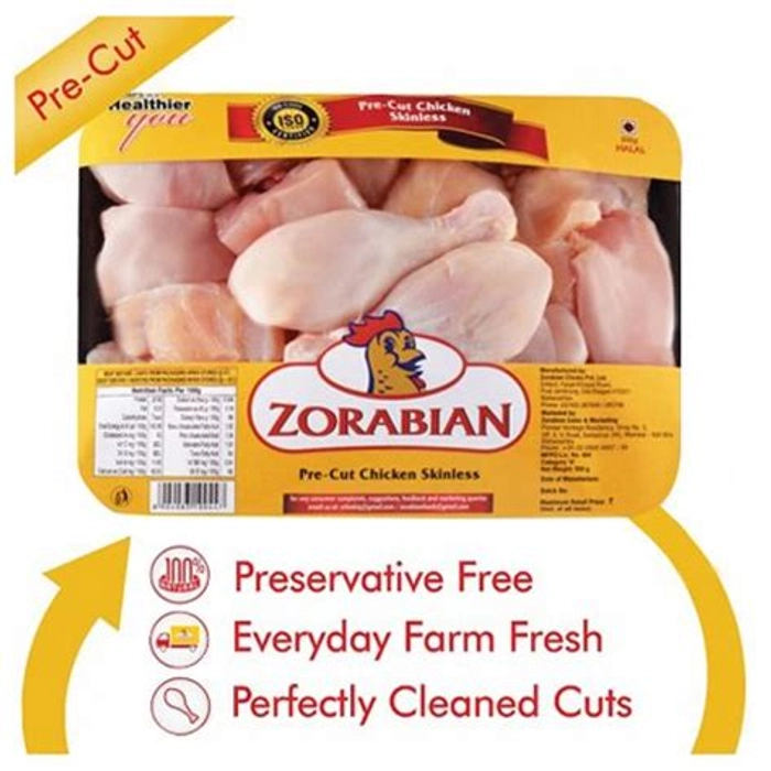 Zorabian Pre-Cut Chicken Skinless 900 Grams