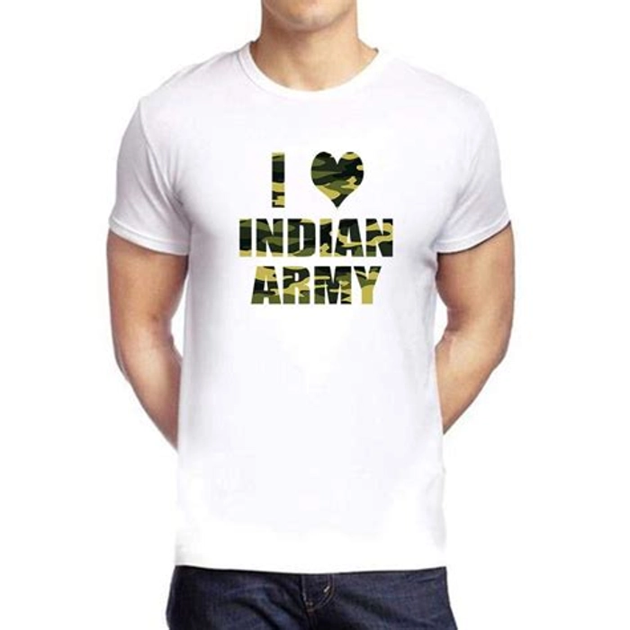 GIRLS T-shirt green Indian army print half sleeve – JaihindStore.in