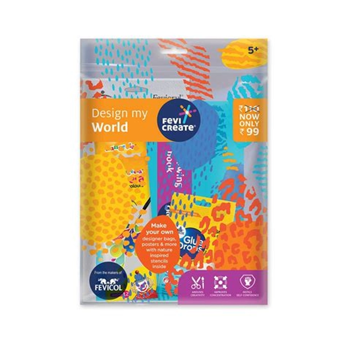 Pidilite Design My World Art Drawing Kit for Kids 5 Year & Above