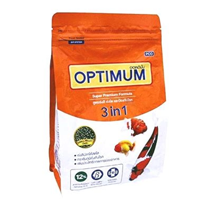 Optimum 3 in 1 Spirulina 12% Small Pellet - 400g