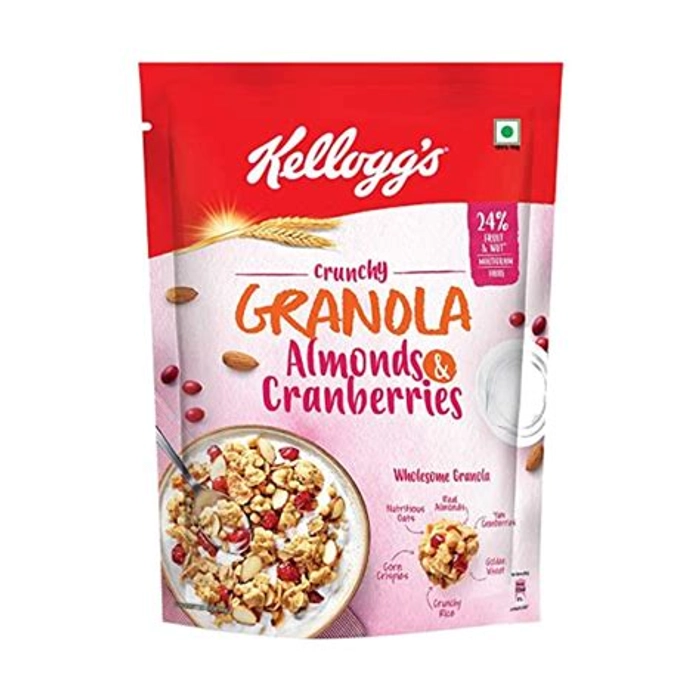 Kelloggs Granola Almonds  And  Cranberries 460Gm