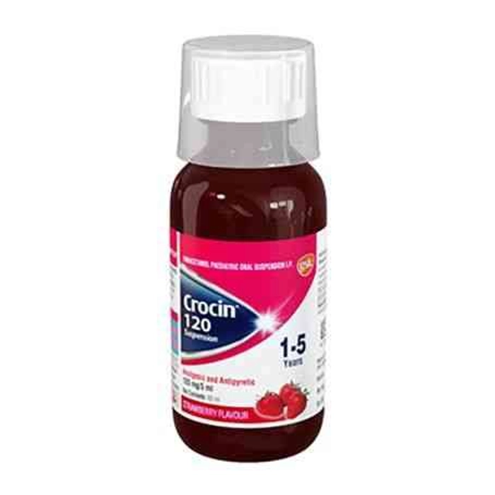 Crocin 120 Suspension Strawberry