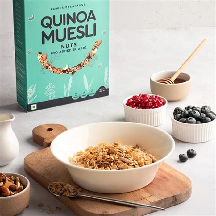 Quinoa Muesli ( Nuts) No added Sugar 375gms