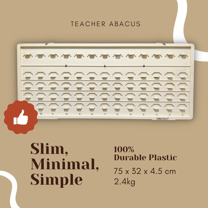 Slider Abacus for Teacher (Big Size)