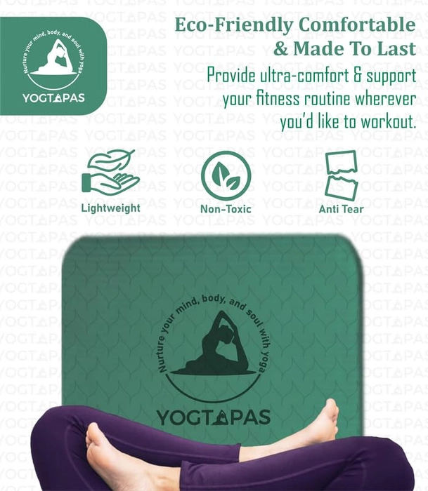 Yogtapas premium 6mm Yoga Mat ( EVA + TPE)