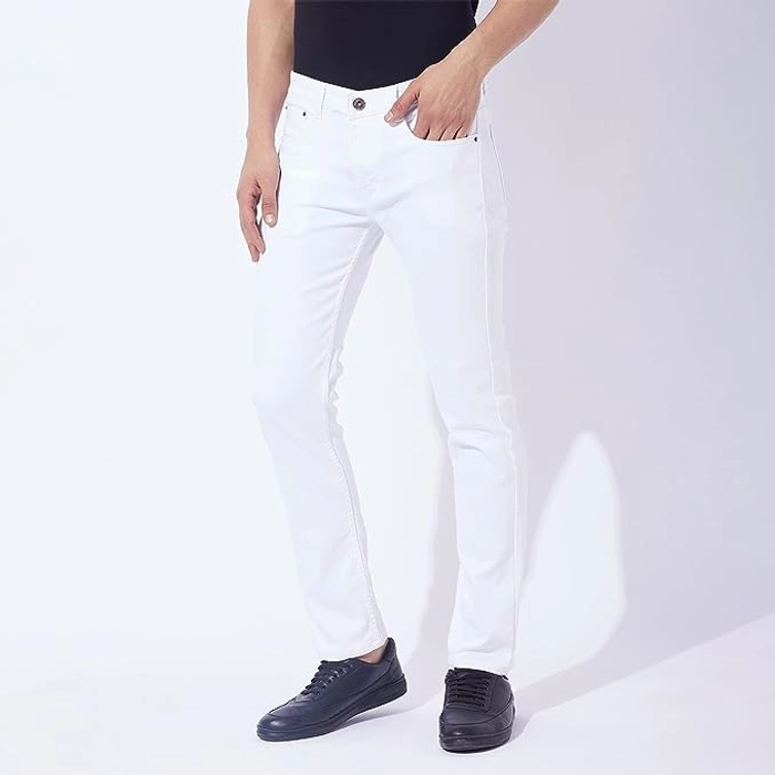 Buy Mens Kniited Denim Mens Jeans At Wholesale at Rs.565/Piece in bellary  offer by Hardik Clothing