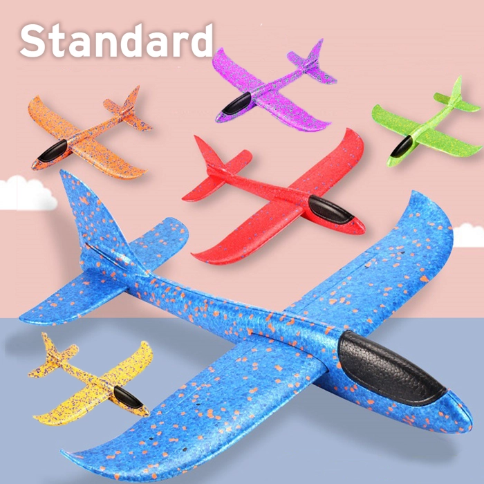 Kids Hand Throw Flying Glider Plane Toy Foam Aeroplane Model Outdoor Sports Toys for boys