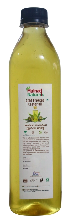 Castor Oil (100% Natural, Cold Pressed)
