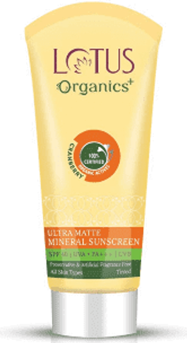 Lotus Organics Ultra Matte Mineral Sunscreen