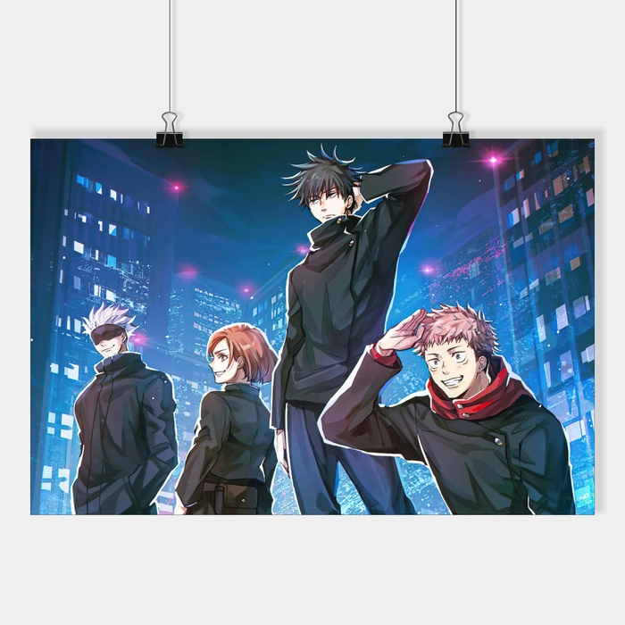 Jujutsu Kaisen Cast Poster (Jujutsu Kaisen) - Poster World