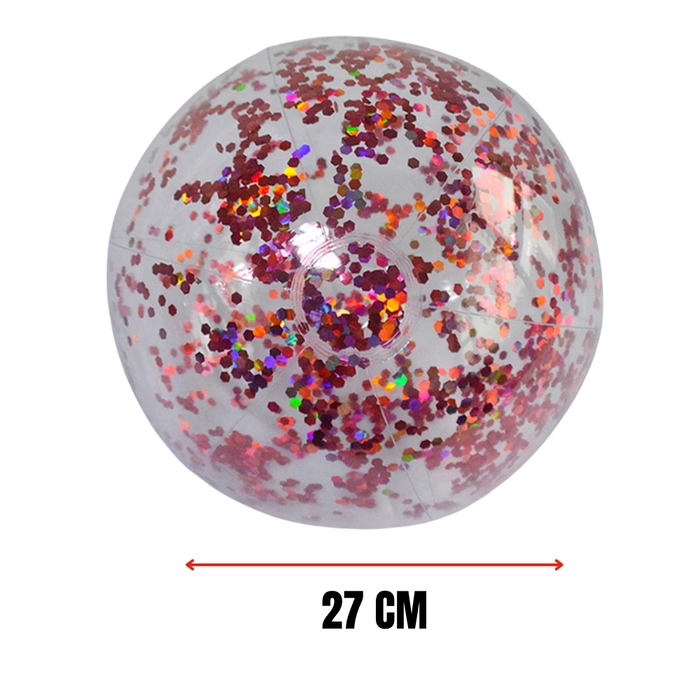 Inflatable 3D Beach Balls Glitter Ball for Pool Game Beach Pool Party Summer Water Play Party Decorations