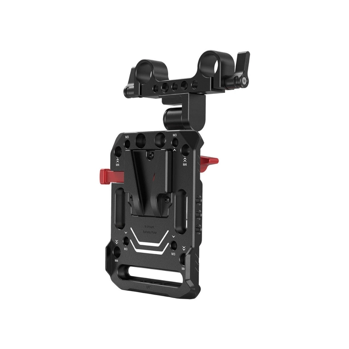 SmallRig 2991 V-Lock Battery Plate with 15mm Rod Clamp & Adjustable Arm