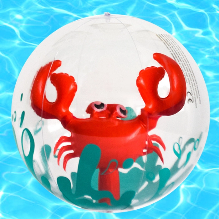 Inflatable 3D Beach Balls Glitter Ball for Pool Game Beach Pool Party Summer Water Play Party Decorations