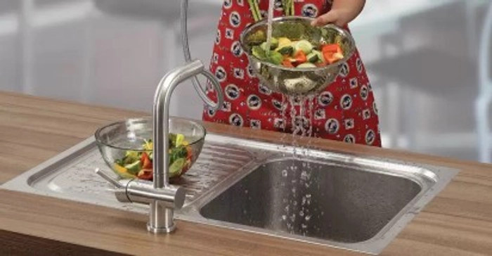 Modular Kitchen Sink With Drainboard