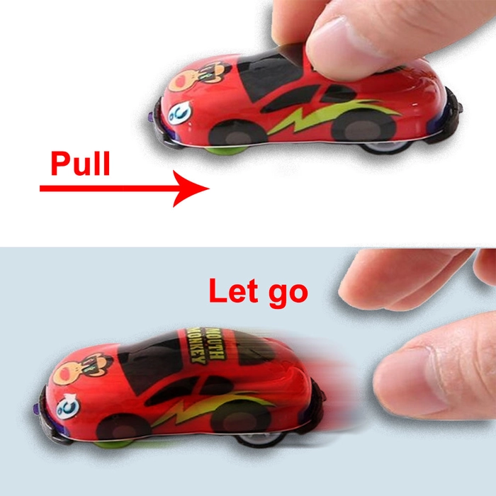 5/pk Mini Pull Back Car Random Design Mini Plastic Vehicle Kereta Mainan