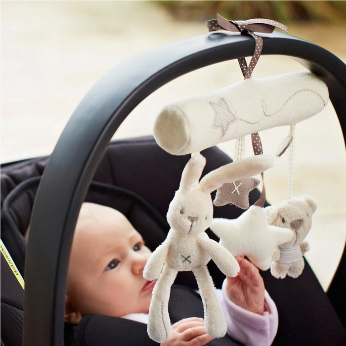 Baby Bed and Stroller Musical Toy Baby Rattle Bed Hanging Activity Toy with Music Baby Toys SKK