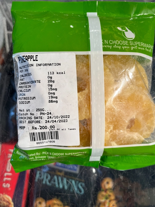 Dried Pineapple