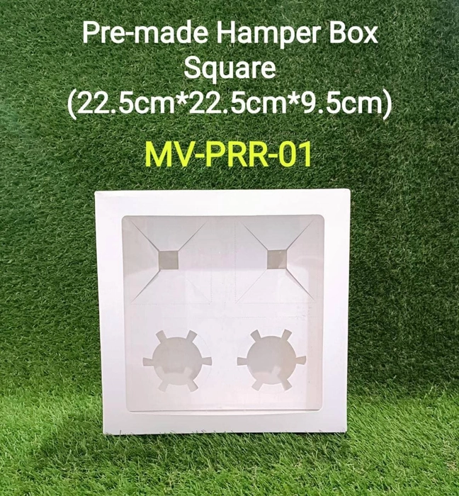 Premade Diwali Hamper Box Small for 2 Cup Cake + 2 Jar Cake