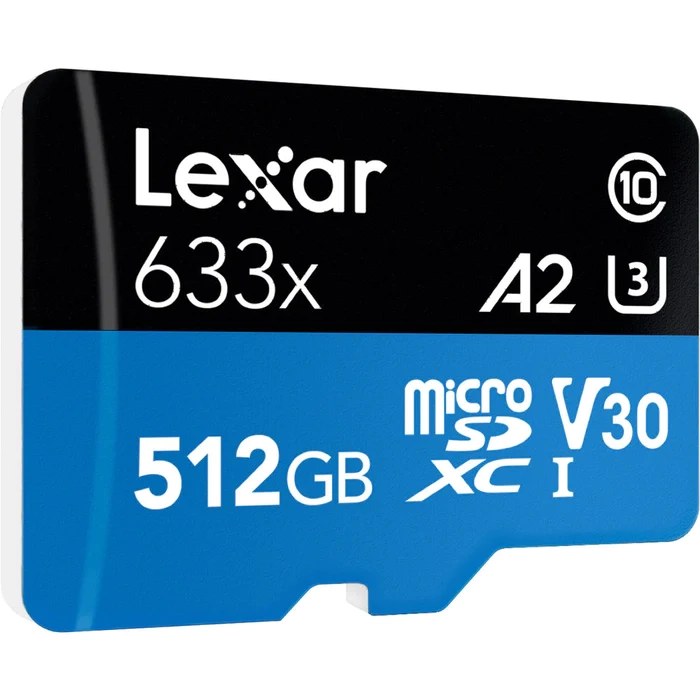 Lexar 633x microSDHC/microSDXC UHS-I w/ adapter, R up to 100MB/s, 32GB/64GB/128GB/256GB