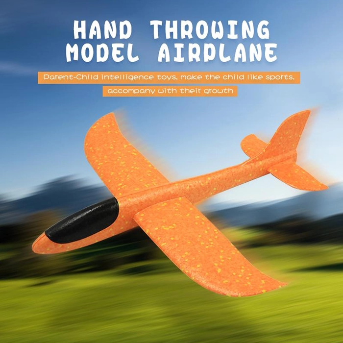 Kids Hand Throw Flying Glider Plane Toy Foam Aeroplane Model Outdoor Sports Toys for boys