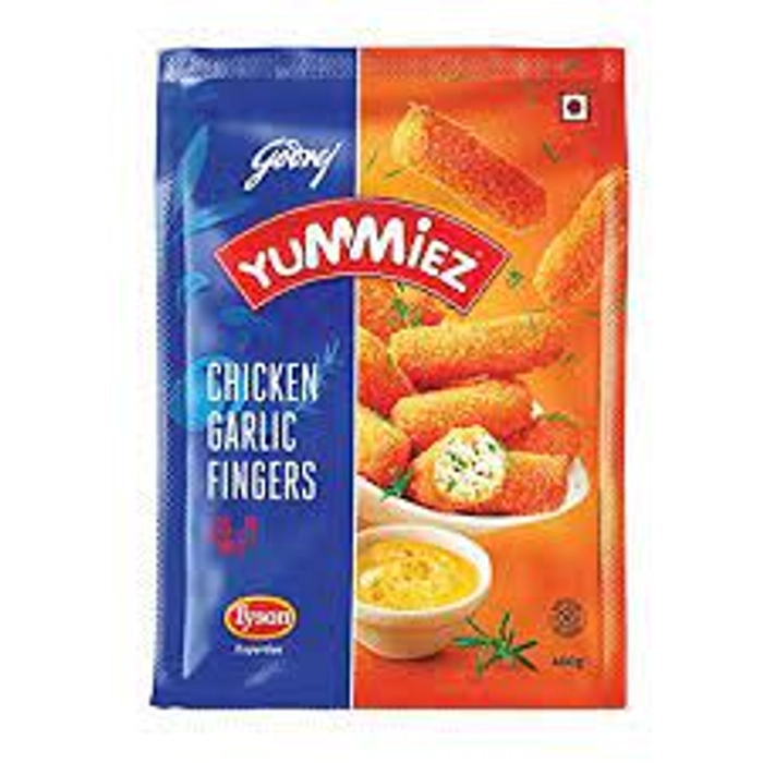 YUMMIEZ CHICKEN GARLIC FINGERS  400GM