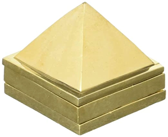 Vastu Healing & Protection Pyramid ( BRASS )