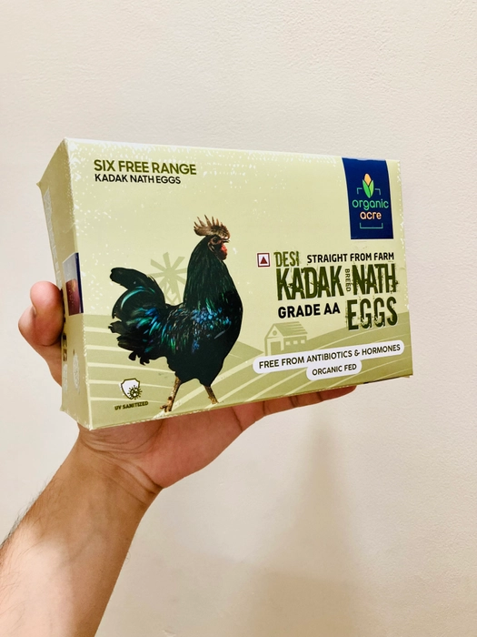 Premium Kadaknath Desi Organic Eggs