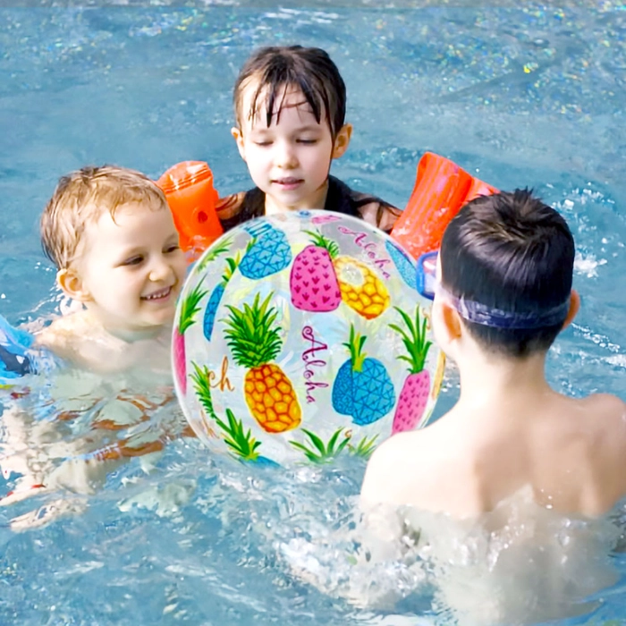 INTEX 20x20 inches Beach Ball Inflatable Ball Swimming Ball Children Pool and Beach Toys Bola Kolam Renang