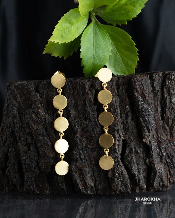 Buy Gold-Toned Earrings for Women by Silvermerc Designs Online | Ajio.com