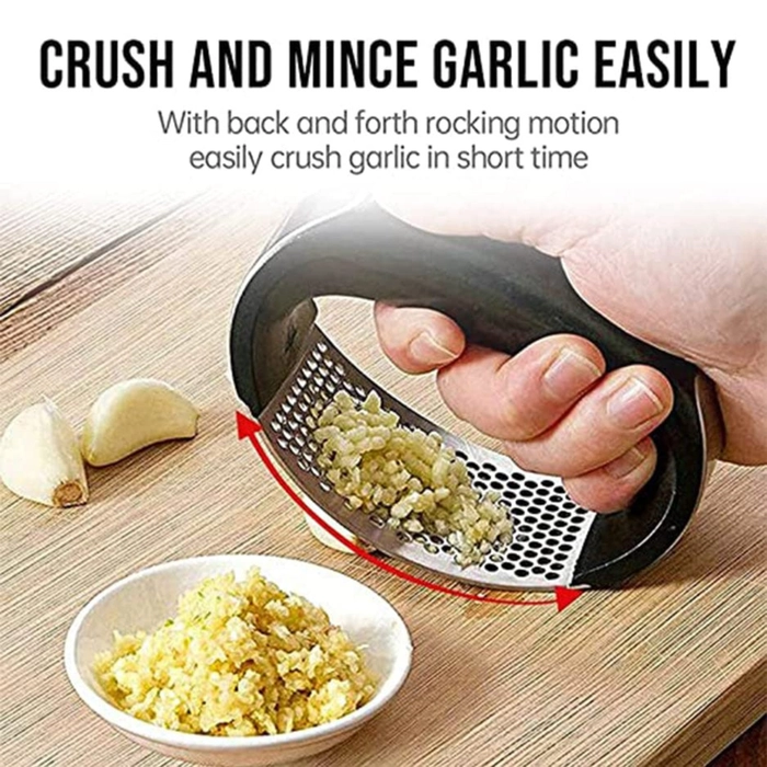 Garlic Press Ginger Mincer Garlic Crusher Chopper Squeeze Portable