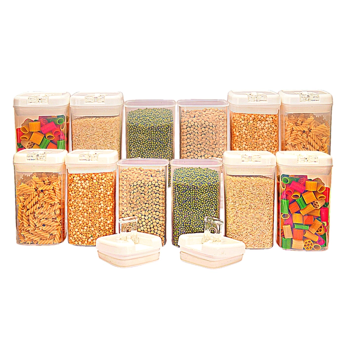 Snaplock Kitchen Containers 1000 ml (Set of 12)