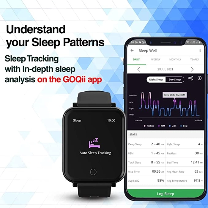 Smartwatch for Body Temperature, BP Monitor, Sports & Sleep Tracking & Women Care