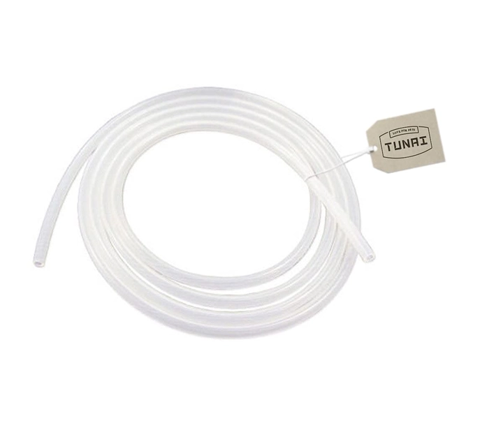 Tunai Imported Plastic Aquarium Fish Tank Hose-Air Tube (White, 10 m/4x6 mm)