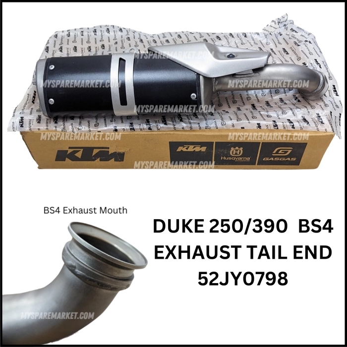 Ktm duke 390 store stock exhaust price