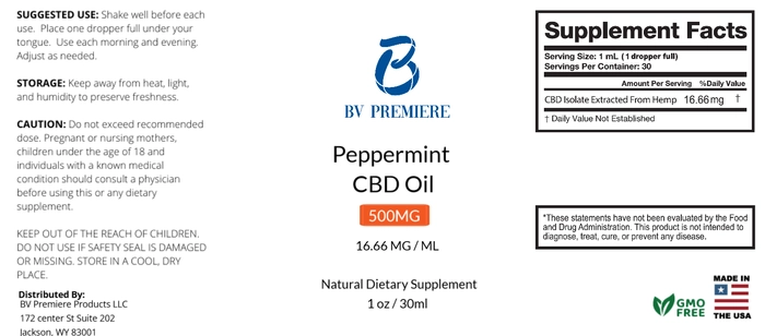 Peppermint CBD Oil