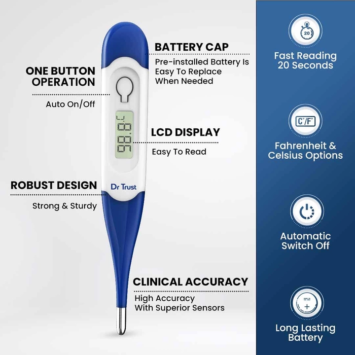 Flexible Tip Digital Thermometer