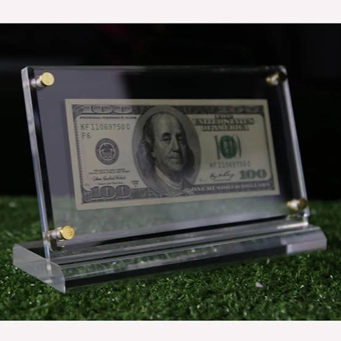 Clear Acrylic Banknote Display Frame