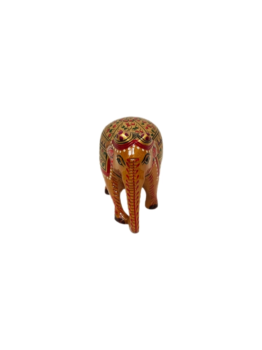 WOODEN HAND PAINTED  ELEPHANT
