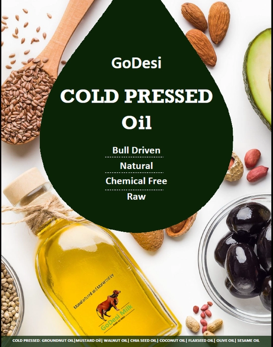Wood Pressed Groundnut Oil ( cold pressed)