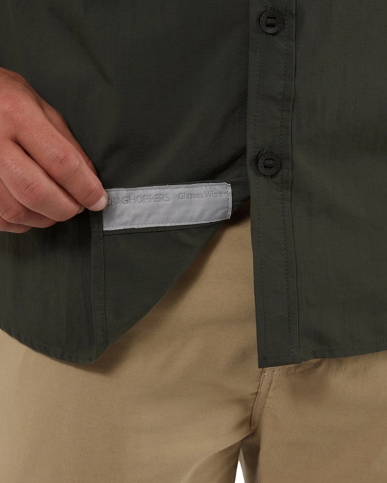 Insect Shield Men's Performance Ripstop Pants | Size 38 | Dark Khaki | Cotton/Polyester